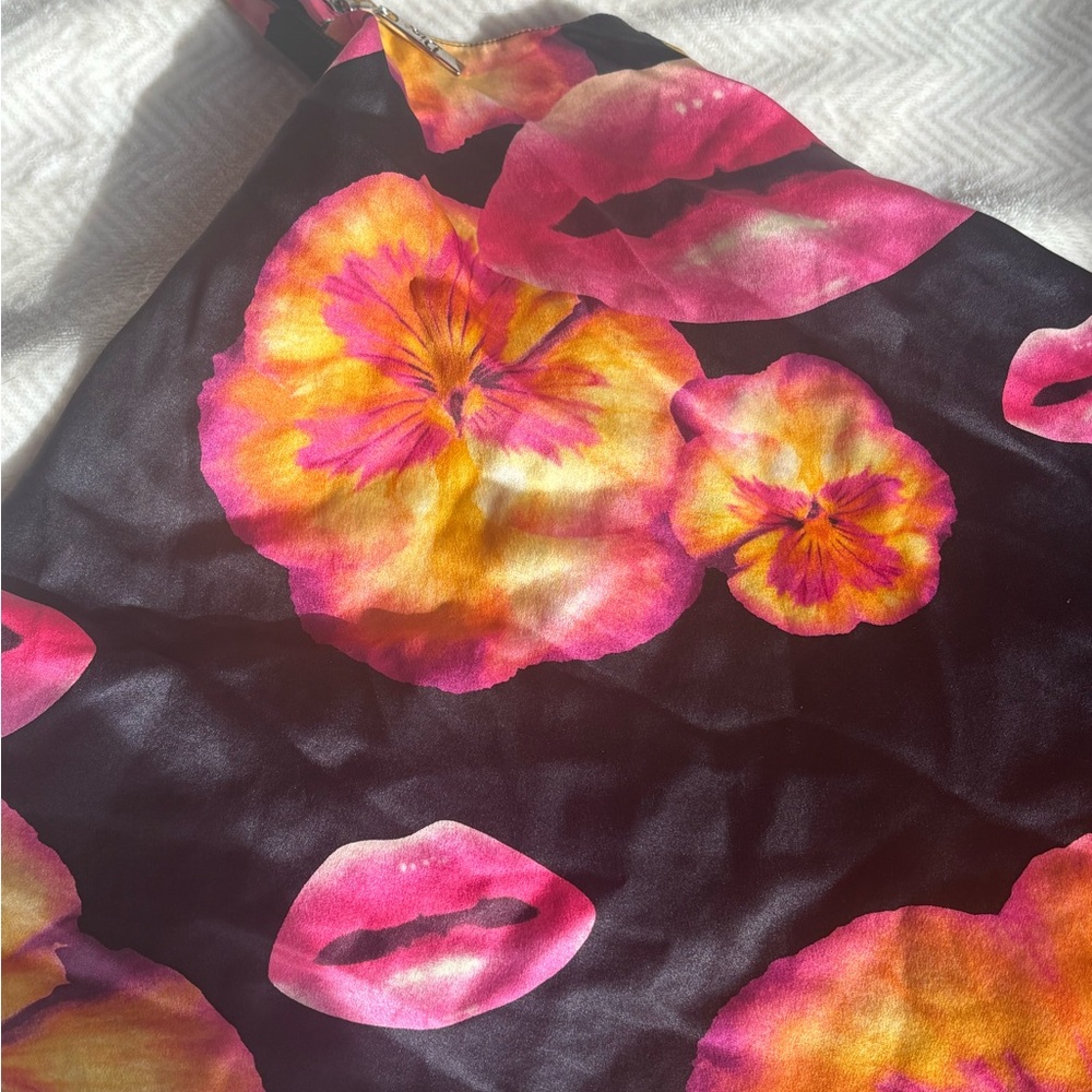 Christian Dior Lip Silk Cowl Neck Tank Top - Picture 3 of 6